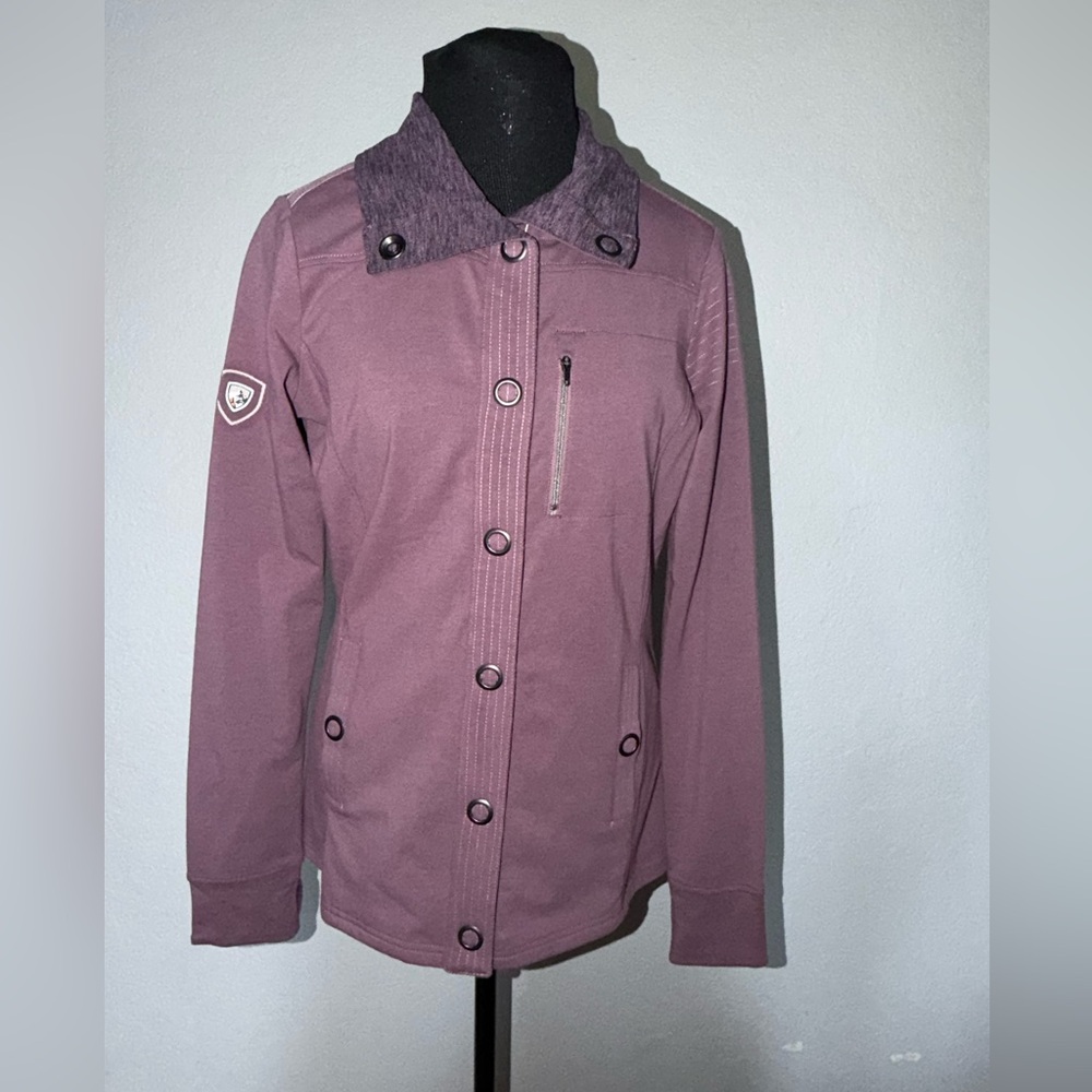 Kuhl Krush Cotton Blend Jacket Size Small Purple EUC